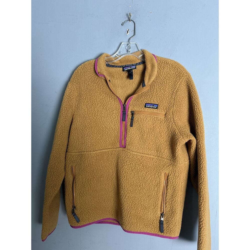 Patagonia Brown/Purple Retro Pile Marsupial Pullover Woman - Size M